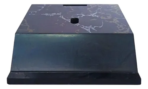 Base Plástica Trofeo Marmoleada Modelo Ba90 Negro