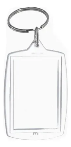 Llavero Personalizable Foto Plástico Transparente K76