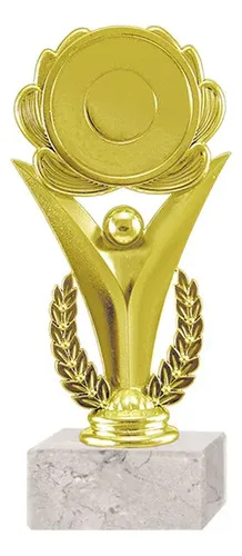 Trofeo Portasello Plástico Oro Rp-8424