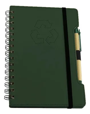 Libreta Ecológica Compost Con Bolígrafo Reciclable