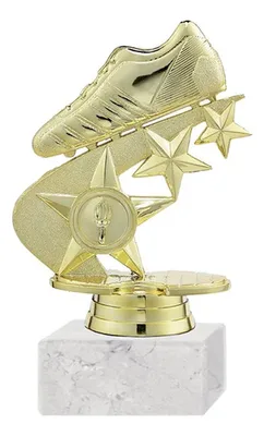 Trofeo Fútbol Plástico Zapato Acción 16cm
