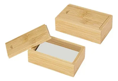 Estuche Bambú Para Pendrives Pd1-box