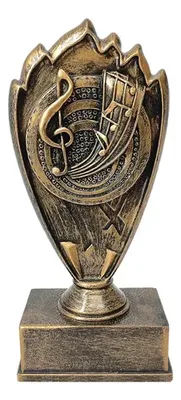 Trofeo Resina Figura Musical Hp01 18cm