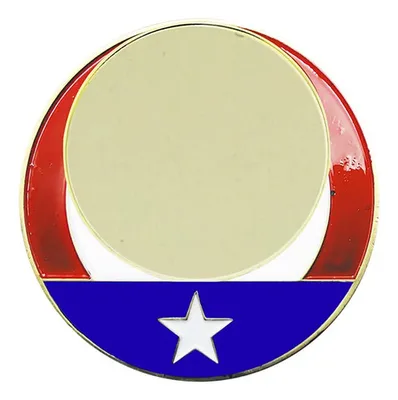 Moneda Metálica Sello 70mm Reversible Dorada