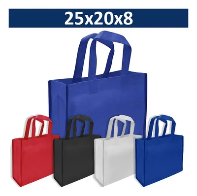 Bolsa Publicitaria Reutilizable Tnt 25x20x8 Cm