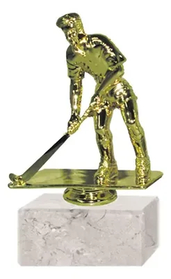 Trofeo Plástico Hockey Masculino Con Base Mármol