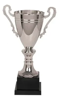 Copa Trofeo Metálica Cuerpo Base Plástica