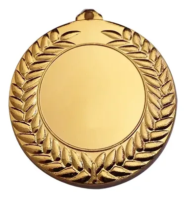 Medalla Reconocimiento Laurel 40mm Metálica