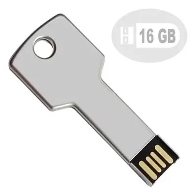 Memoria Usb Llave Metálica 16gb Almacenamiento Seguro