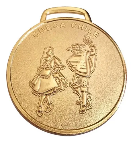 Medalla Conmemorativa Diseño Cueca Chilena