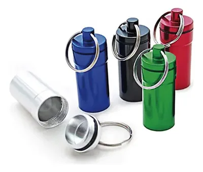 Llavero Metálico Pastillero Personalizable K67