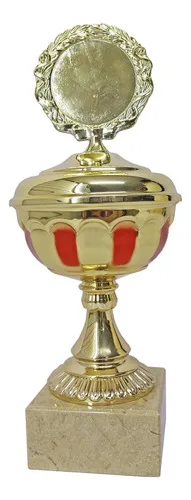 Copa Metálica Con Base Mármol E879