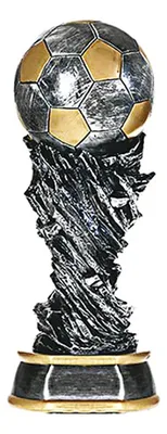 Trofeo Resina Balón Fútbol 30cm Personalizable