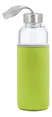 Botella Vidrio Funda Antideslizante 500ml