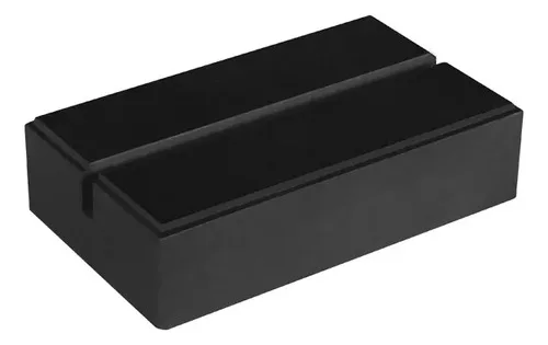 Base Ranurada Madera Mdf Negra 6mm