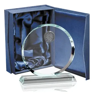 Reloj Galvano Cristal Grabado Láser Cc 01