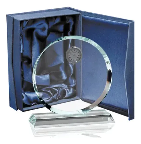 Reloj Galvano Cristal Grabado Láser Cc 01