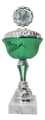 Copa Metálica Base Mármol 36cm Reconocimientos