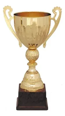 Copa Trofeo Metálica Modelo 201 Con Base Plástica