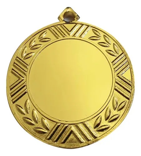 Medalla Conmemorativa Laurel 40mm Metal