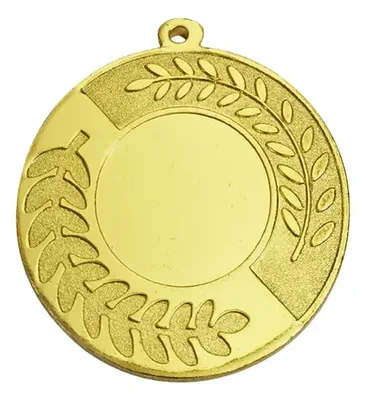 Medalla Conmemorativa Laurel 50mm Grabado Láser