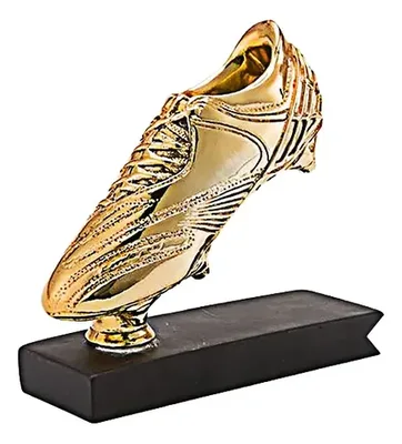 Trofeo Resina Fútbol Botín De Oro 19cm