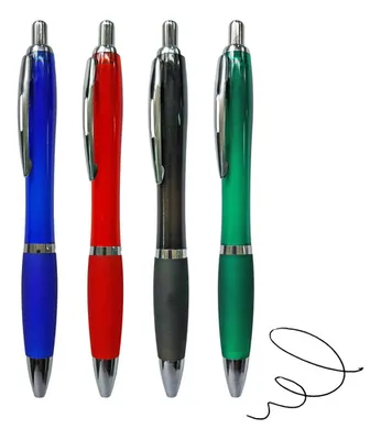 Boligrafo Plastico Retractil 4 Colores L67