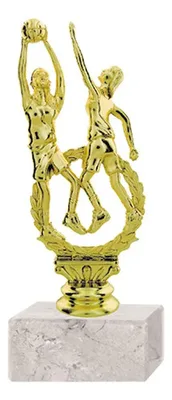 Trofeo Plástico Baloncesto Femenino Oro Rp-8006