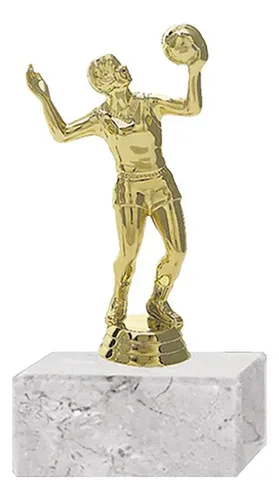 Trofeo Plástico Voleibol Femenino Modelo 184 Oro