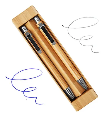 Set Portaminas Y Boligrafo Bamboo Touch Screen B91