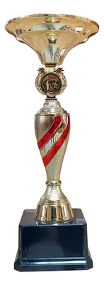 Copa Deportiva Metálica Zk Con Grabado Personalizado