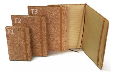 Libreta Ecológica Tapa Corcho Reciclada 80 Hojas