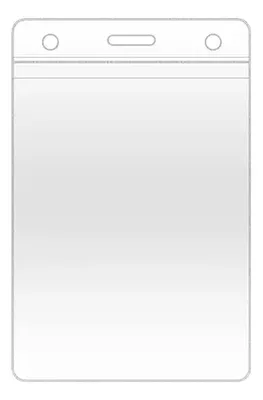 Porta Credencial Transparente Pvc Modelo T38