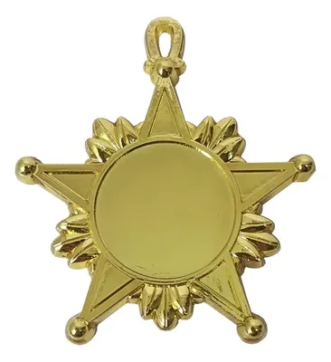 Condecoración Estrella Hojas Personalizable Con03