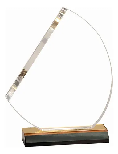 Vela Acrílica Reflectiva Dorada Rsl9 Decorativa Dorado