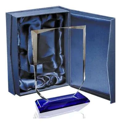 Galvano Cristal Escudo Fr19 Grabado Láser 10mm Espesor