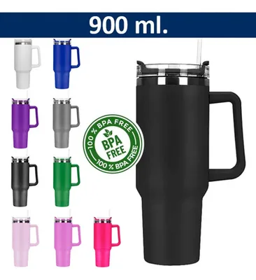Taza Termica Acero Inoxidable 900ml Doble Pared
