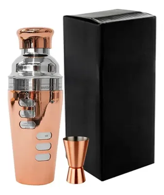 Set Coctelera Profesional Acero 500ml
