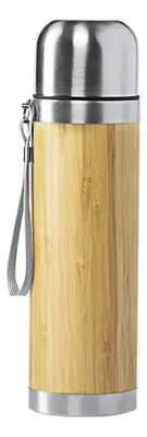 Termo Bamboo Acero Inoxidable 430ml