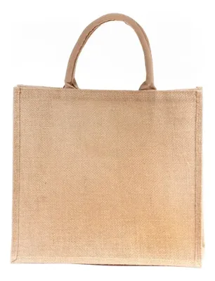 Bolsa Ecológica De Yute Reutilizable 39x36 Cm