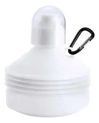 Botella Plegable 570ml Mosquetón Deporte Viajes