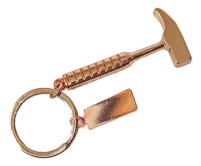 Llavero Martillo Geólogo Cobre Encobrizado K55