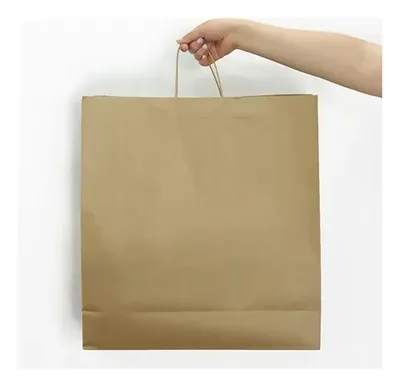 Bolsa Papel Kraft 48x45x15 Cm Ecológica Reciclable