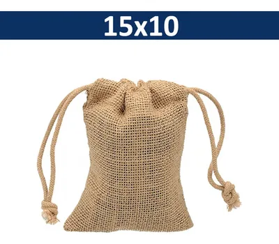 Bolsa De Yute 15x10 Cm Biodegradable