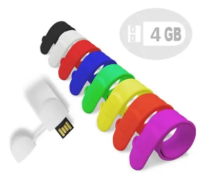 Pulsera Usb 4gb Silicona Flexible Pendrive