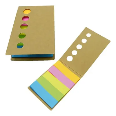 Set Notas Adhesivas Ecológico Kraft 125 Unidades