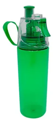 Botella Deportiva 600ml Con Rociador Sin Bpa