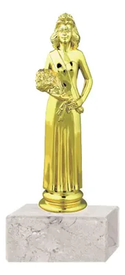 Trofeo Plástico Graduación Reina 18cm