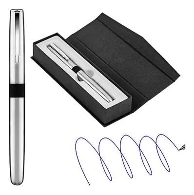Roller Plateado B60 Con Estuche Premium Negro Azul