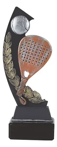 Trofeo Resina Padel Decorativo 23cm